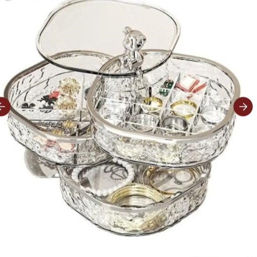 Glacier Style Clear Acrylic Jwellery Organizer