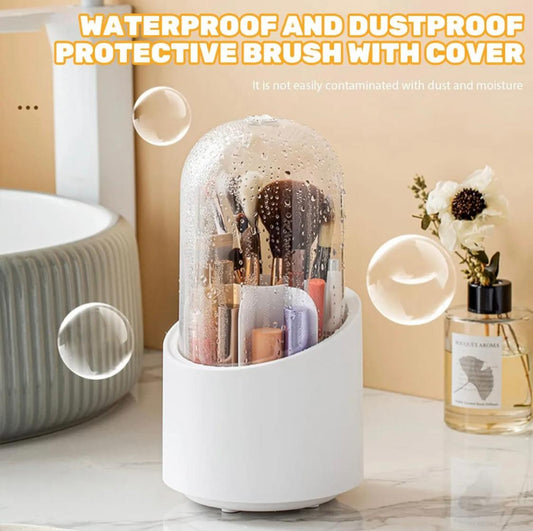 360 Degree Rotater Cosmetic Brush Storage Bucket